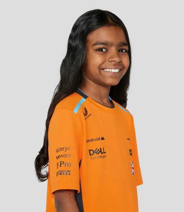 Junior Castore Junior AUTUMN GLORY McLAREN SET UP TSHIRT NORRIS
