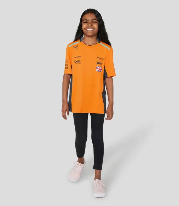 Junior Castore Junior AUTUMN GLORY McLAREN SET UP TSHIRT NORRIS