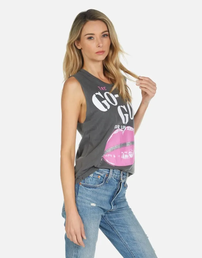 Kel The GoGo039s Pigment Black Women039s Lauren Moshi Tanks