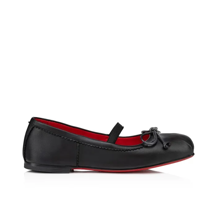 Kids Baballet Ballerinas 8211 Nappa Leather 8211 Black Baby Christian Louboutin Ballerinas