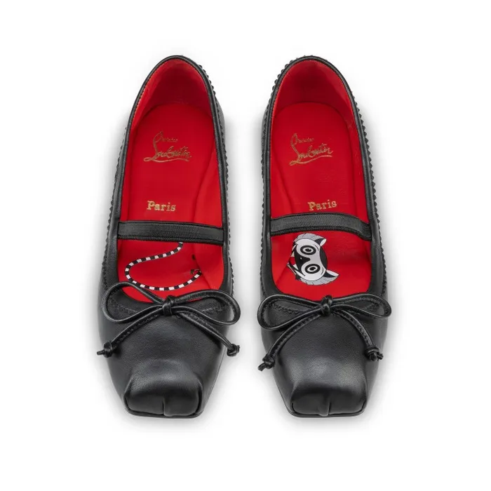 Kids Baballet Ballerinas 8211 Nappa Leather 8211 Black Baby Christian Louboutin Ballerinas