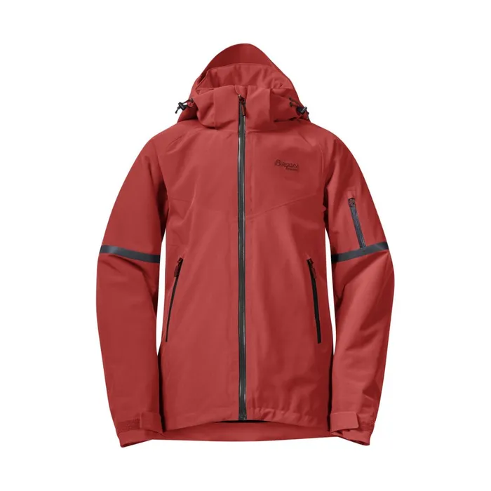 Kids Bergans Of Norway Insulated Jackets Oppdal Insulated Youth Girl Jacket Rusty Dust