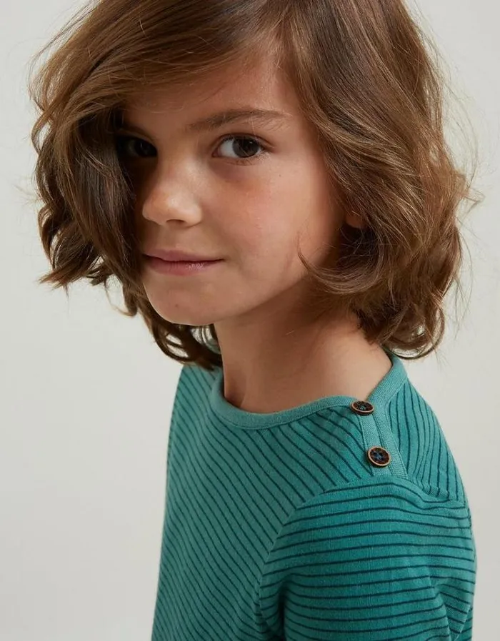Kids FatFace Kids039 Sale Fine Stripe TShirt Dark Mint