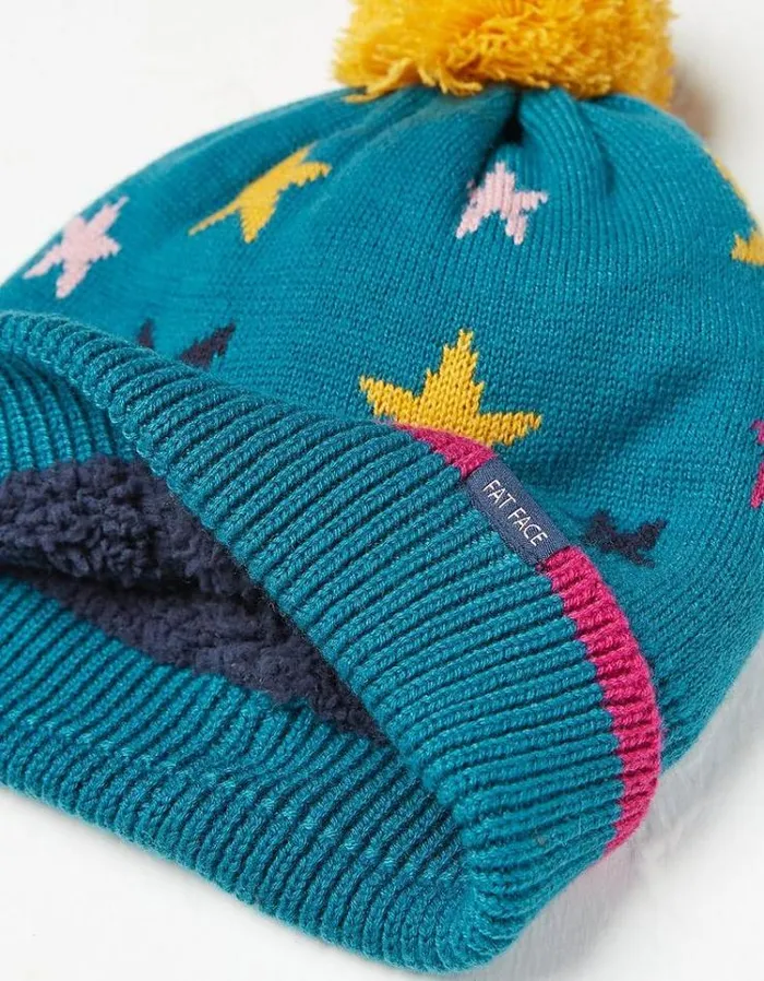 Kids FatFace Kids039 Sale Star Hat Teal Green