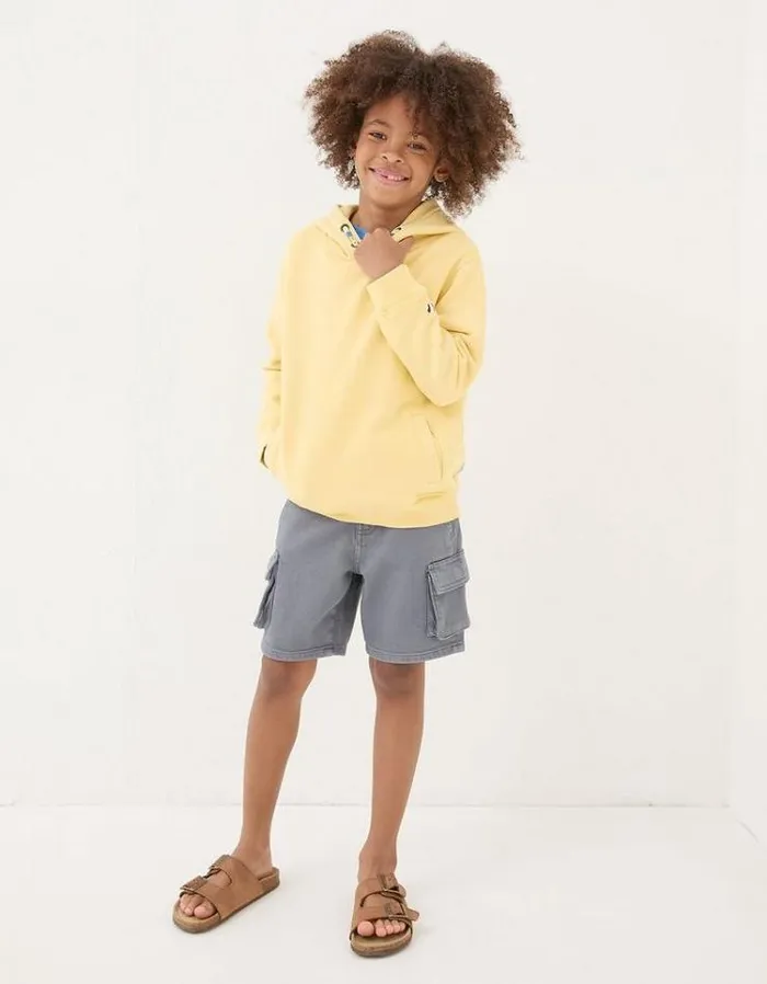 Kids FatFace Sweatshirts and Hoodies VW Sweat Popover Hoodie Light Yellow