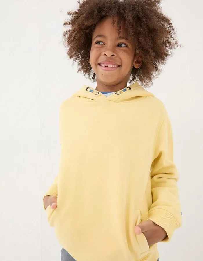Kids FatFace Sweatshirts and Hoodies VW Sweat Popover Hoodie Light Yellow