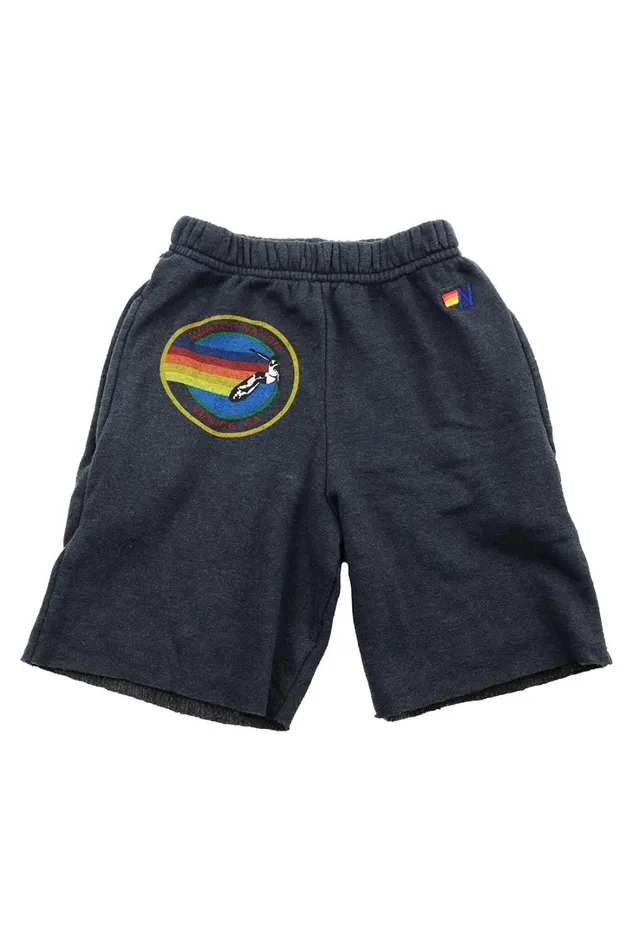 Kids Kids Collection Aviator Nation AVIATOR NATION KIDS SWEATSHORTS 8211 CHARCOAL