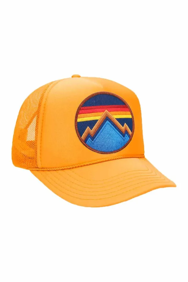 Kids Kids Trucker Hats Aviator Nation ALL SEASONS CIRCLE 8211 KIDS VINTAGE FOAM TRUCKER