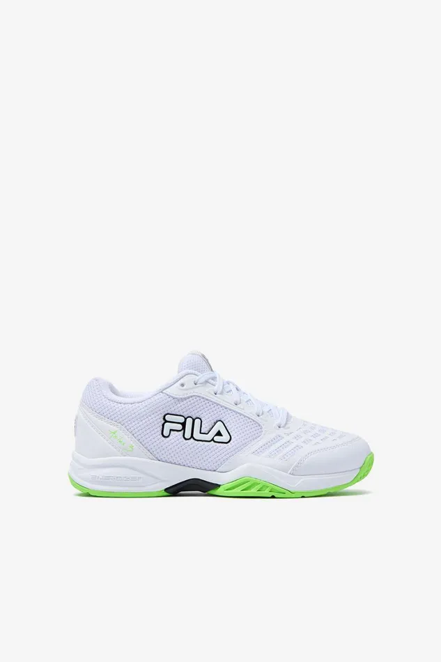 Kids Little Kids 1053 Fila Kids039 Axilus 3 Jr 116 Whitegreen Geckoblack