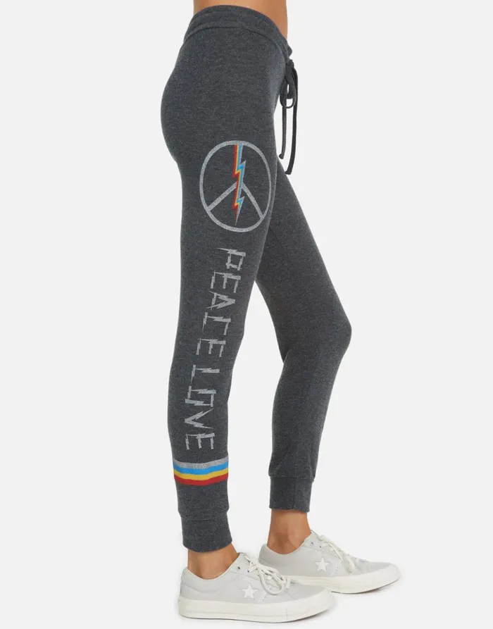 Kizzy Electric Elephant Elements Heather Black Women039s Lauren Moshi Long Sweatpants