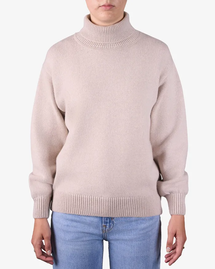 Knit Sweaters Women Colorfulstandard Merino Wool Turtleneck 8211 Navy Blue
