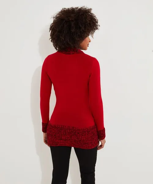 Knitwear and Cardigans Curiously Cosy Knit BlackRed Joebrowns Apparel Knitwear and Cardigans Curiously Cosy Knit BlackRed Joebrowns Apparel