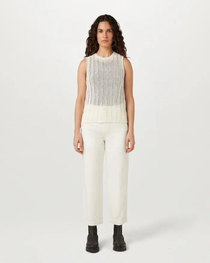 Knitwear and Jumpers Women Belstaff Anchor Sleeveless Vest Natural Knitwear and Jumpers Women Belstaff Anchor Sleeveless Vest Natural