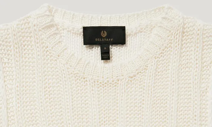 Knitwear and Jumpers Women Belstaff Anchor Sleeveless Vest Natural Knitwear and Jumpers Women Belstaff Anchor Sleeveless Vest Natural