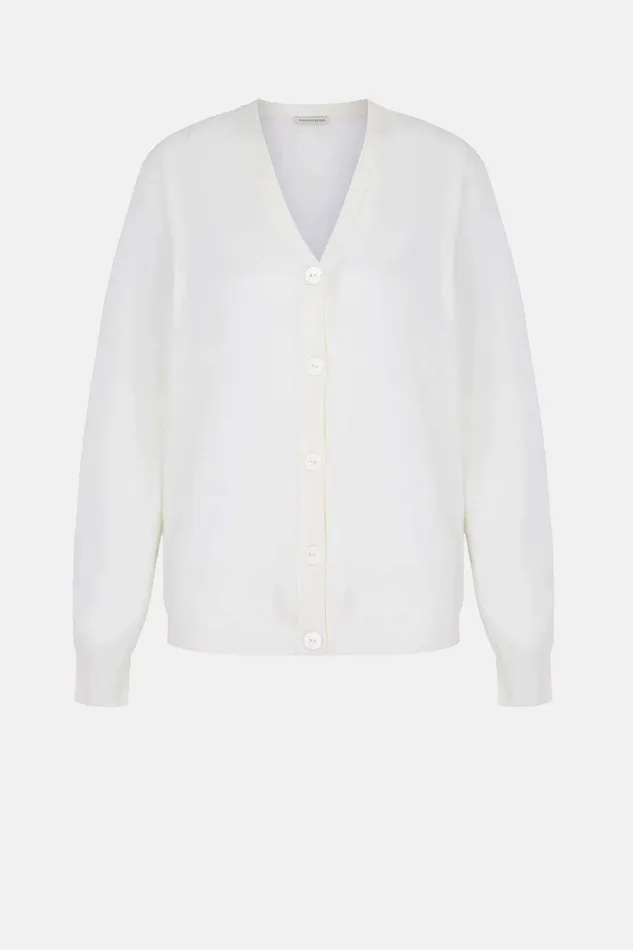 Knitwear Jaynie Ivory Knit Cardigan 8211 Emilia Wickstead Women