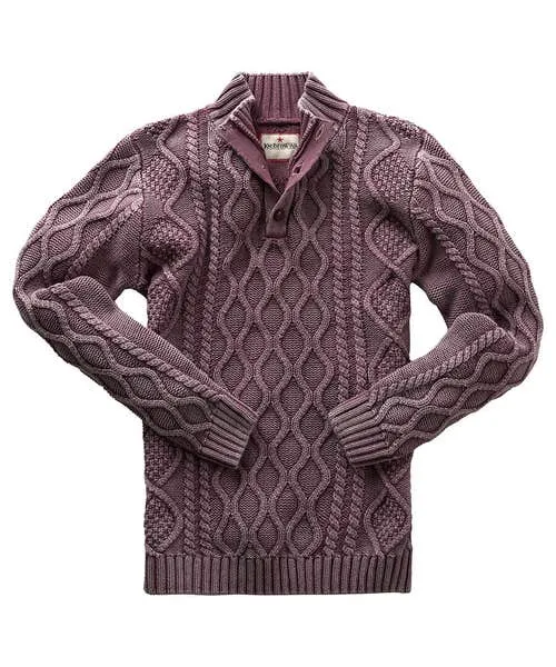 Knitwear Joebrowns Apparel Cool In Cable Funnel Mauve