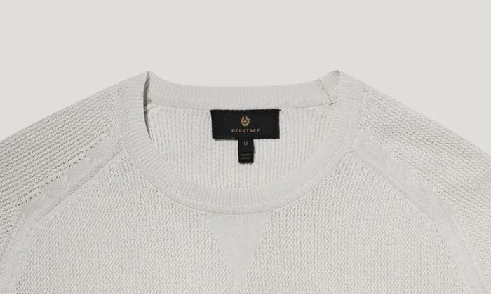 Knitwear Men Belstaff Guide Crewneck Jumper Stone Beige Knitwear Men Belstaff Guide Crewneck Jumper Stone Beige