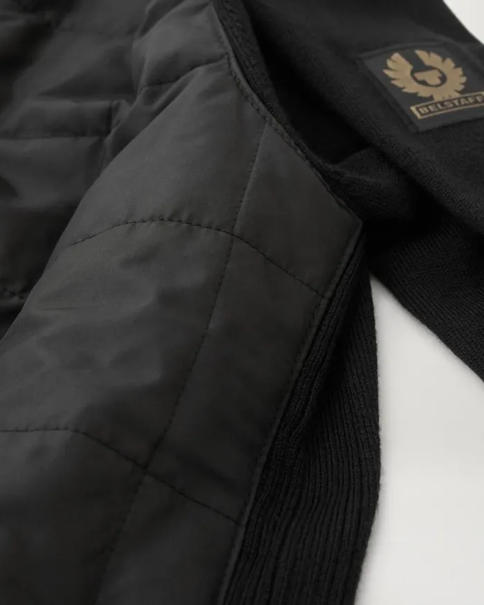Knitwear Men Belstaff Kelbrook Zip Cardigan Black