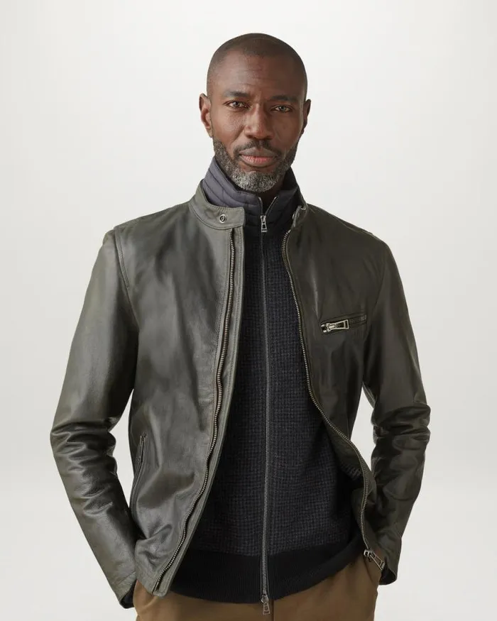 Knitwear Men Belstaff Kelby Zip Cardigan Black Charcoal