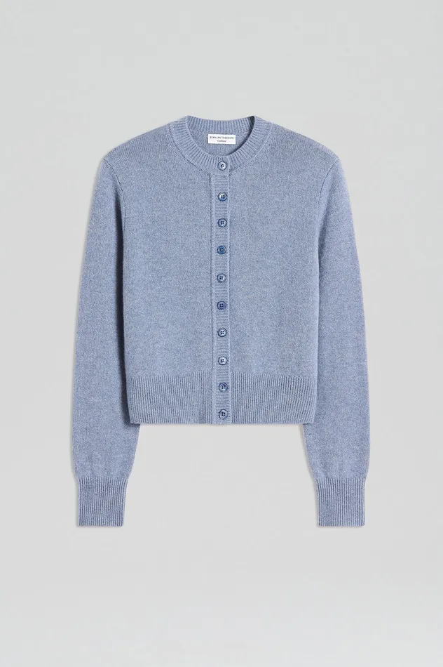Knitwear Women Scanlan Theodore CASHMERE CARDIGAN DENIM Knitwear Women Scanlan Theodore CASHMERE CARDIGAN DENIM
