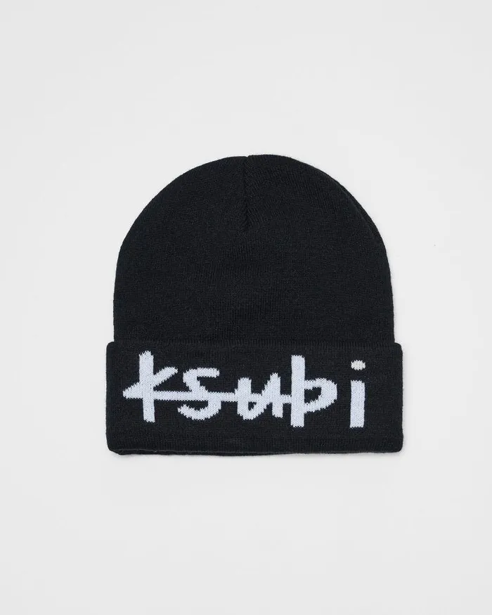 Ksubi 1999 Kash Beanie Black WomensMens Headwear