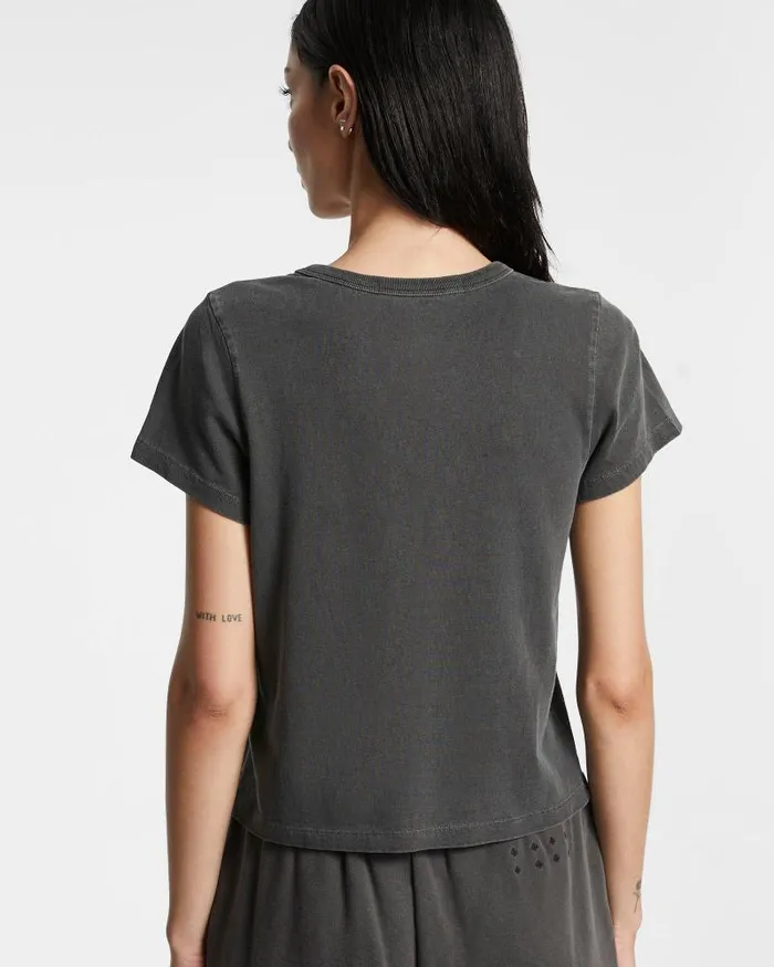Ksubi 3 X 4 Mini Ss Tee Charcoal Womens 4 X 4