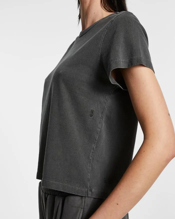 Ksubi 3 X 4 Mini Ss Tee Charcoal Womens 4 X 4
