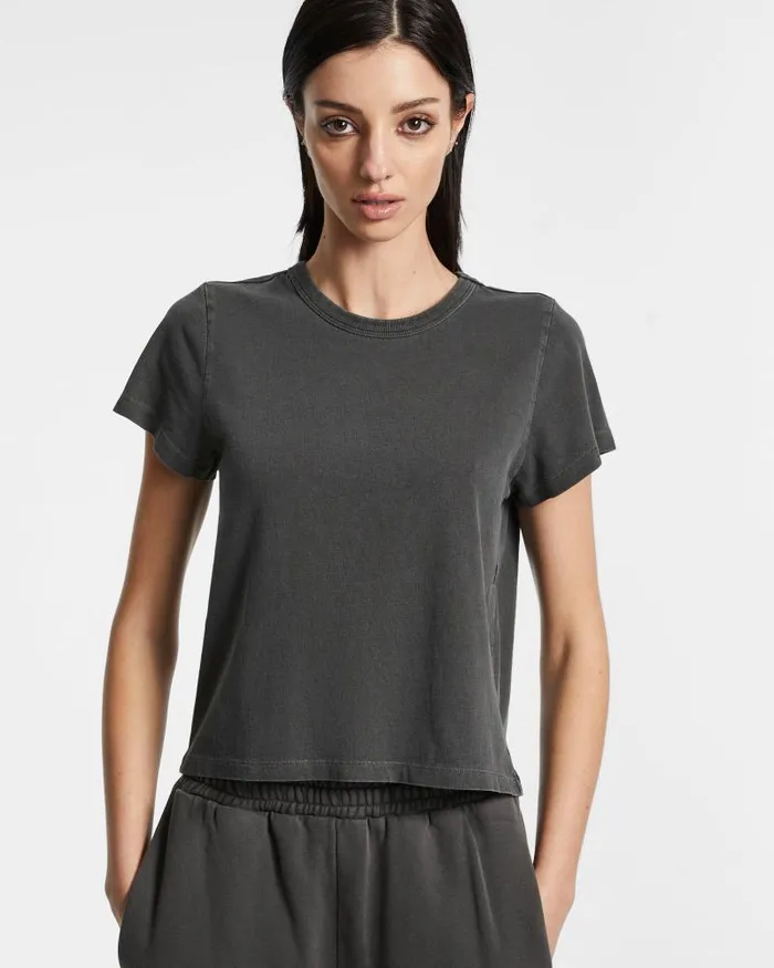 Ksubi 3 X 4 Mini Ss Tee Charcoal Womens 4 X 4