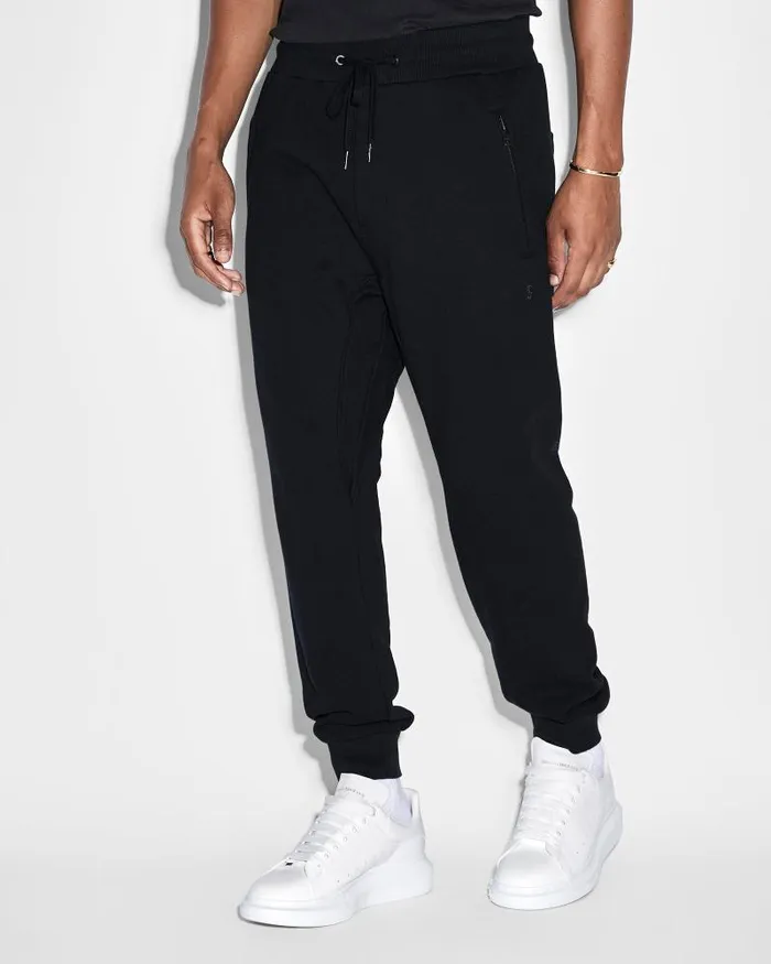 Ksubi 4 X 4 Trak Jet Black Mens Sweatpants
