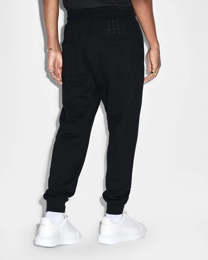 Ksubi 4 X 4 Trak Jet Black Mens Sweatpants Ksubi 4 X 4 Trak Jet Black Mens Sweatpants