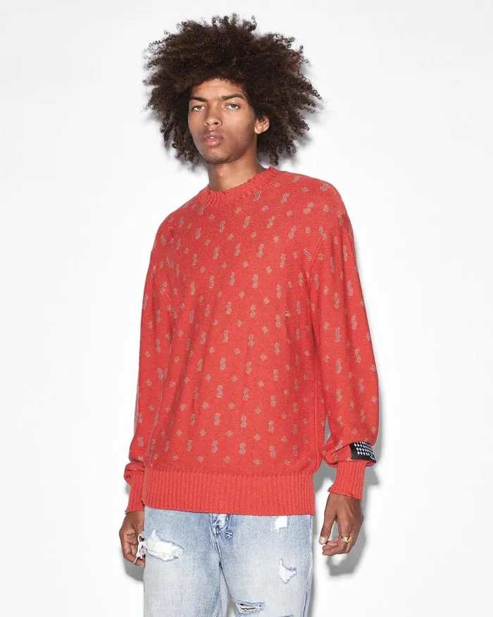 Ksubi Allstar Knit Crew Torch Mens Knits