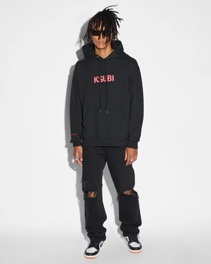 Ksubi Anti K Trashed Black Mens Relaxed