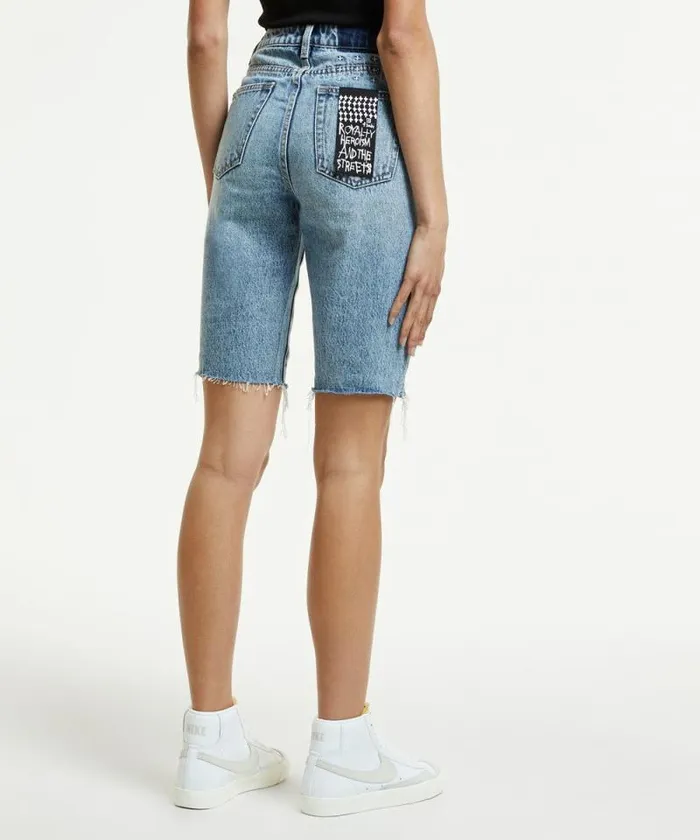 Ksubi App Laye Vibez Ruins Womens Denim Shorts