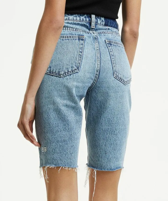 Ksubi App Laye Vibez Ruins Womens Denim Shorts