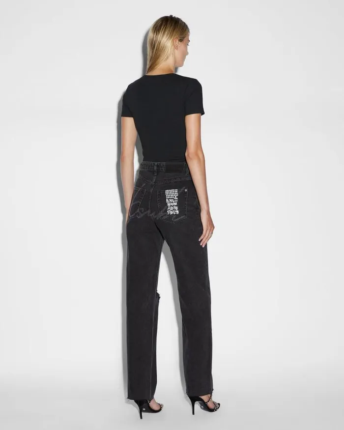 Ksubi Arise Cut Out Ss Tee Black Womens Tops