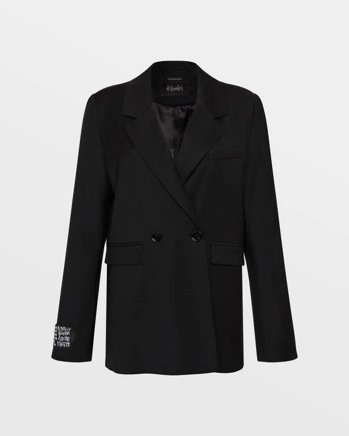 Ksubi Bond Blazer Black Womens Jackets