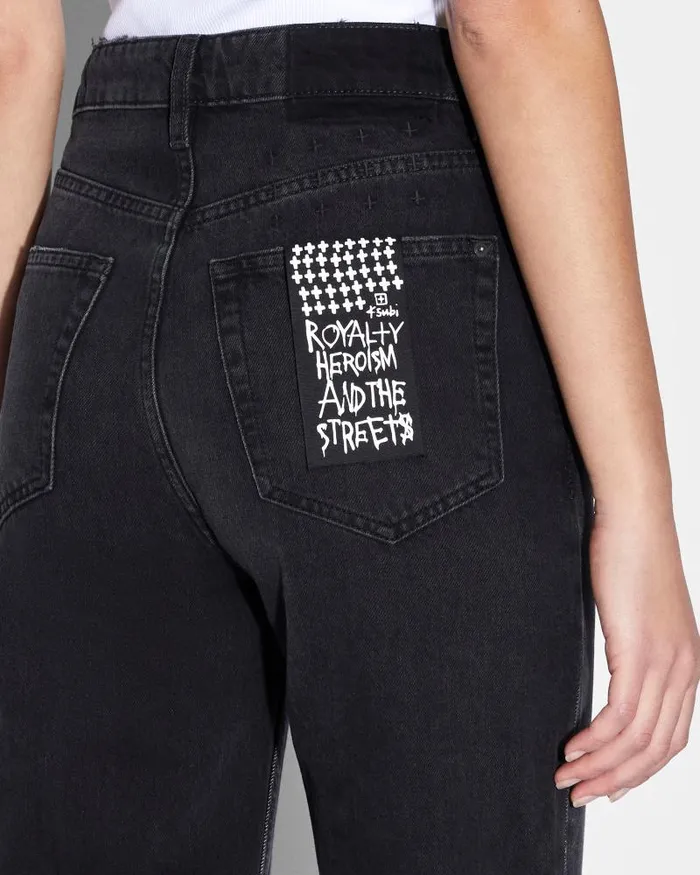 Ksubi Brooklyn Jean Destiny Noir Womens Straight