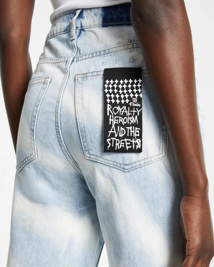 Ksubi Brooklyn Jean Marble Womens Straight