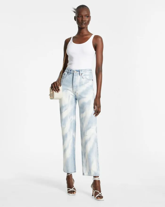 Ksubi Brooklyn Jean Marble Womens Straight