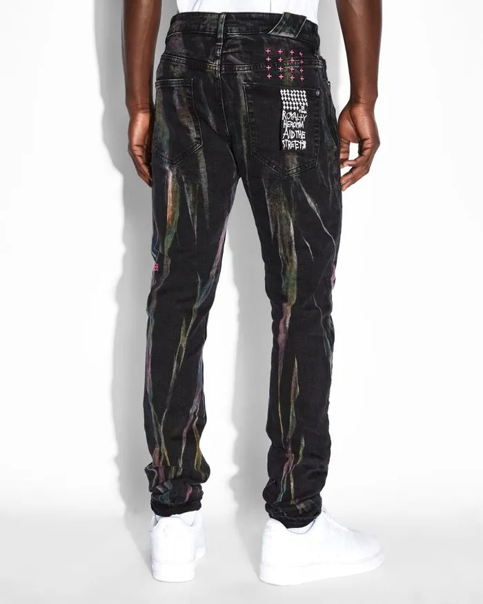 Ksubi Chitch Pink Refrakt Mens Skinny