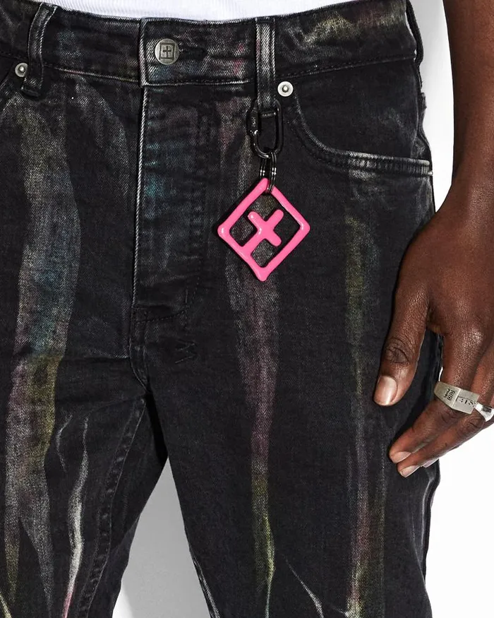 Ksubi Chitch Pink Refrakt Mens Skinny