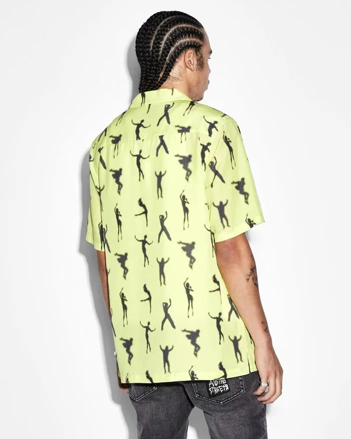 Ksubi Dance Klass Resort Ss Shirt Daylite Mens Shirts