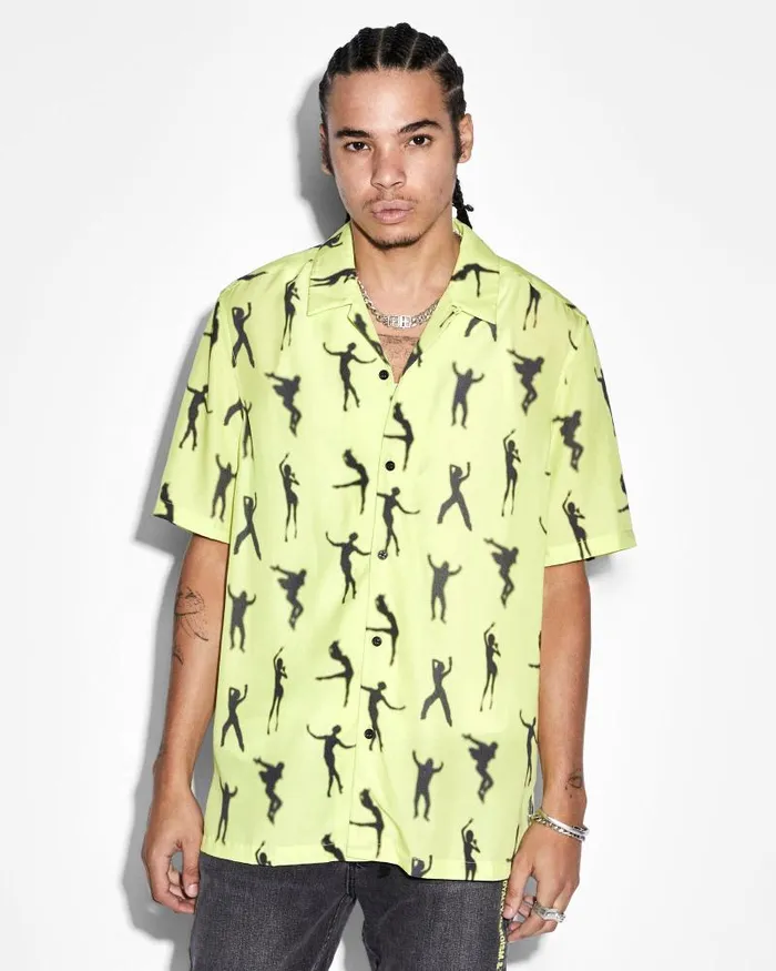 Ksubi Dance Klass Resort Ss Shirt Daylite Mens Shirts