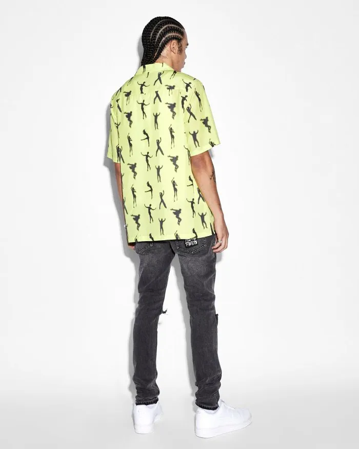 Ksubi Dance Klass Resort Ss Shirt Daylite Mens Shirts