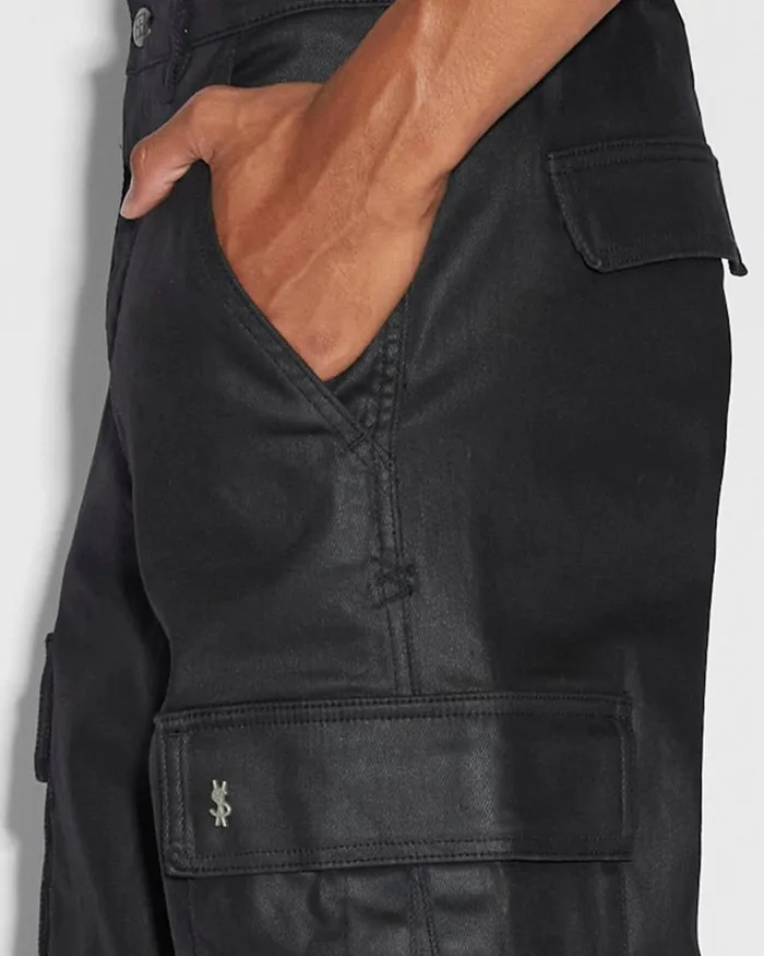 Ksubi Fugitive Cargo Waxed Mens Pants