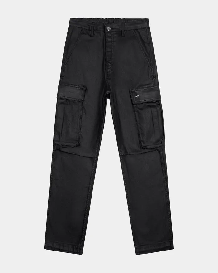 Ksubi Fugitive Cargo Waxed Mens Pants