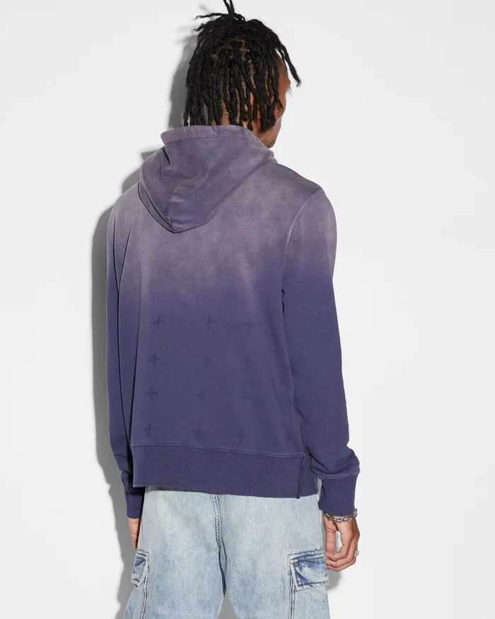 Ksubi Heritage Kash Hoodie Iced Neptune Mens Hoodies and Sweatshirts