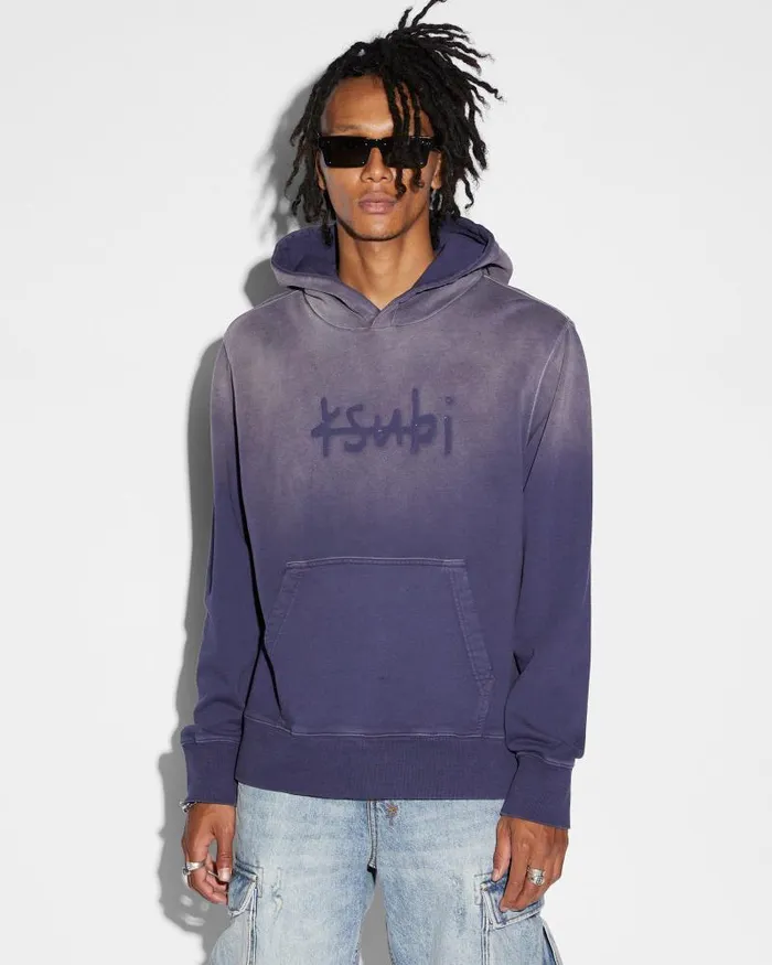 Ksubi Heritage Kash Hoodie Iced Neptune Mens Hoodies and Sweatshirts