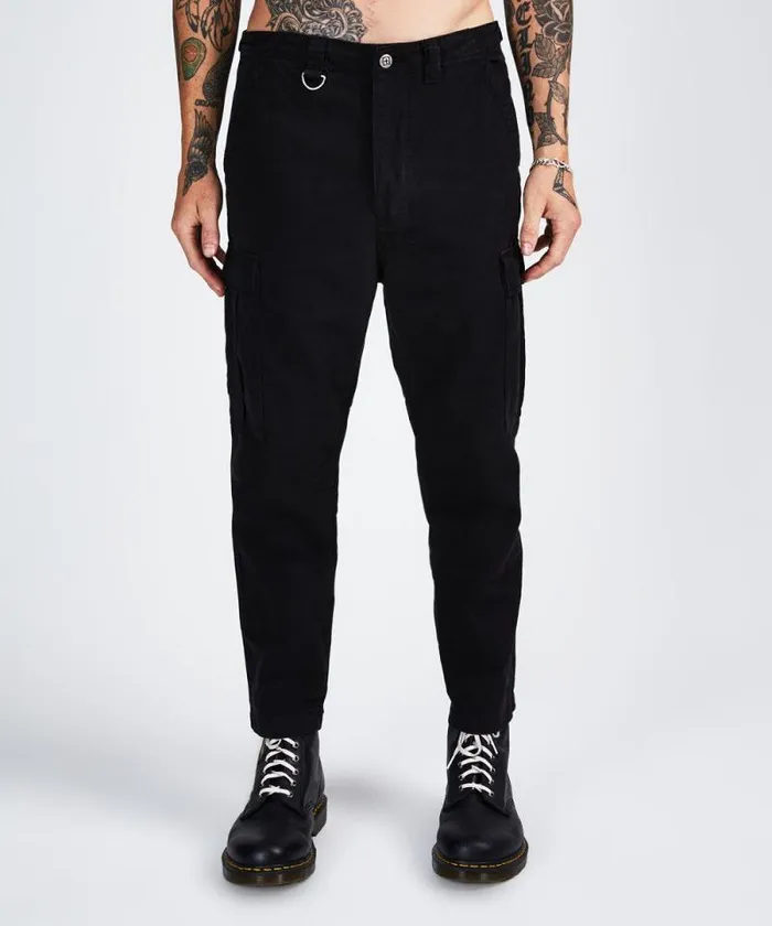 Ksubi Kraft Cargo Pant Black Mens Pants