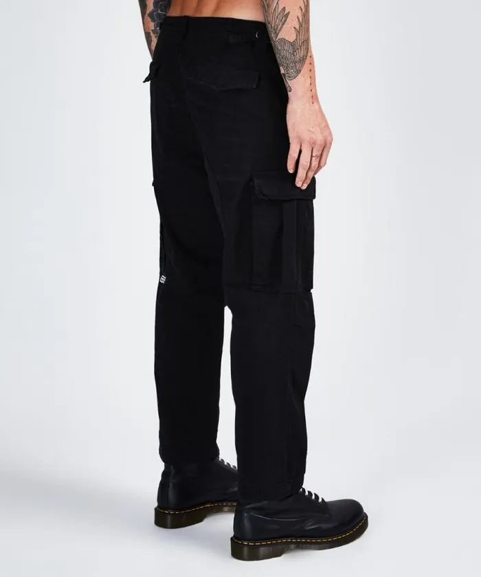 Ksubi Kraft Cargo Pant Black Mens Pants
